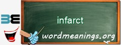 WordMeaning blackboard for infarct